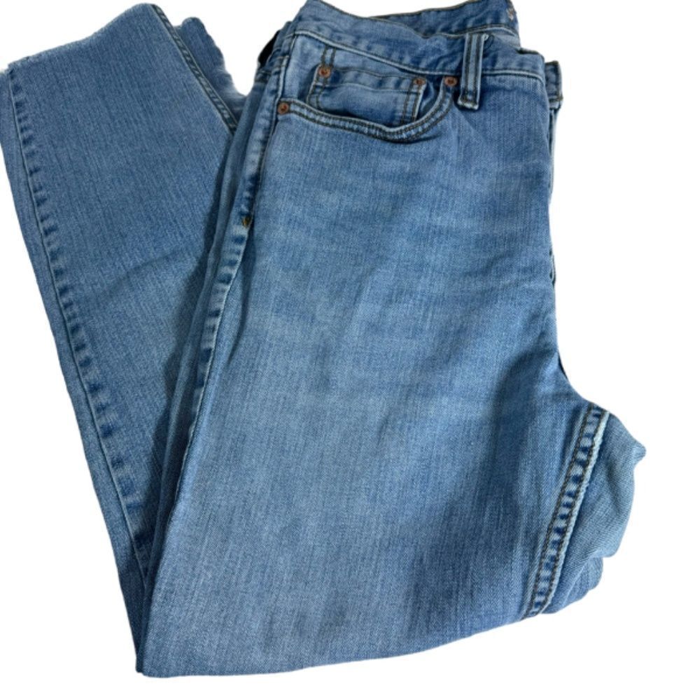 Free People‎ Skinny High Rise Ankle Raw Hem Jeans Sz 30